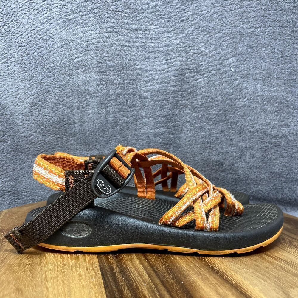 Chaco Womens ZX2 Sandals Classic Brown Orange Hiking Outdoor Toe Loop Women’s 7